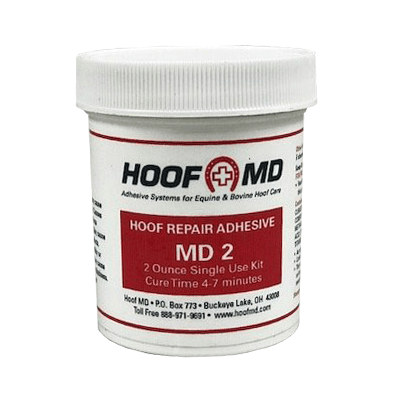 Hoof MD MD-2 hoof repair adhesive